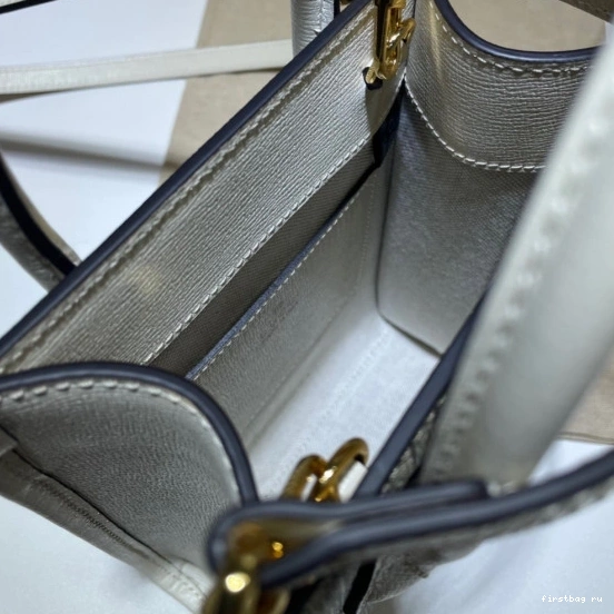 First bag ru tote Mini Interlocking G with Gucci bag 0727